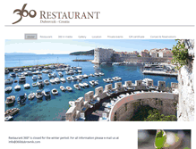 Tablet Screenshot of 360dubrovnik.com